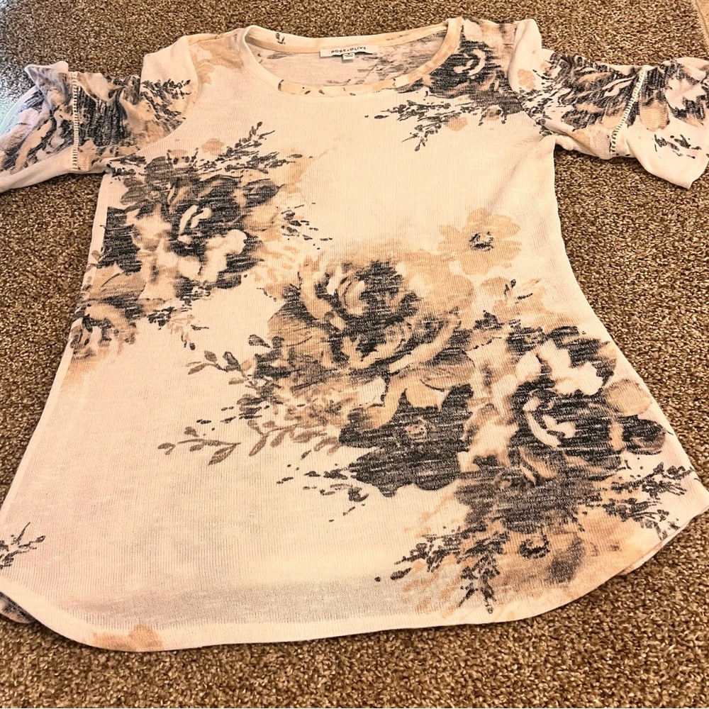 Floral Print Women's Top